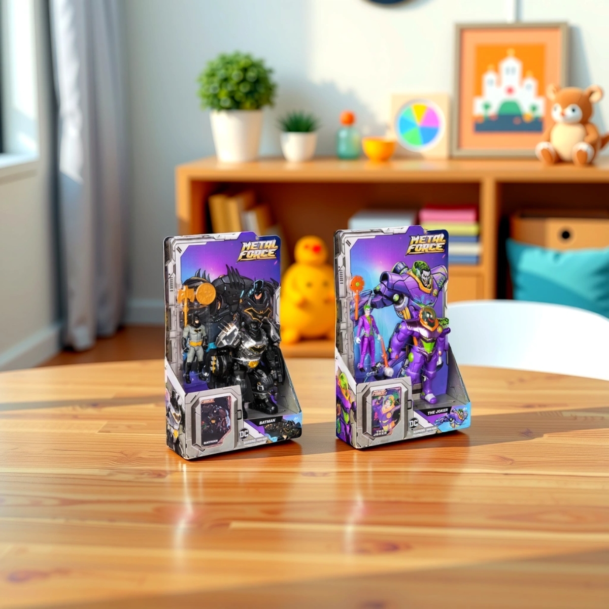 Spin Master DC Comics Metal Force Batman Assorted Action Figure Playset Unisex, 5-7 Years