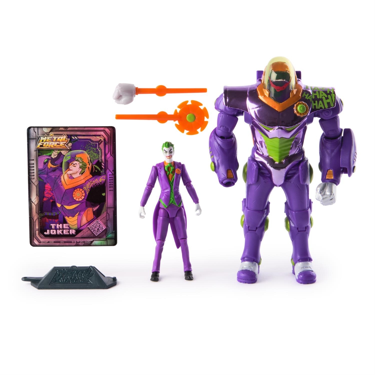 Spin Master DC Comics Metal Force Batman Assorted Action Figure Playset Unisex, 5-7 Years