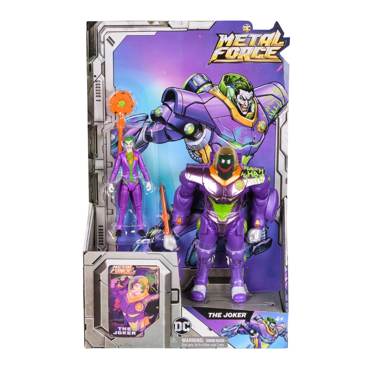 Spin Master DC Comics Metal Force Batman Assorted Action Figure Playset Unisex, 5-7 Years