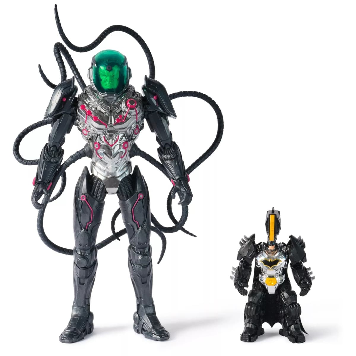 Spin Master DC Comics Metal Force Brainiac Vs. Batman Action Figure Battle Playset Unisex, 5-7 Years