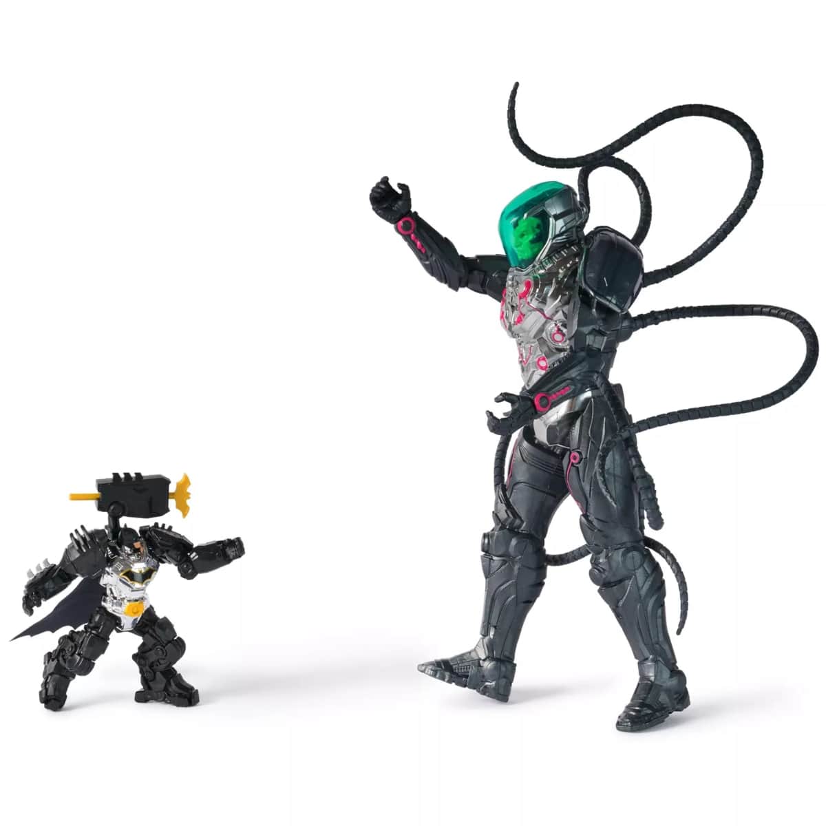 Spin Master DC Comics Metal Force Brainiac Vs. Batman Action Figure Battle Playset Unisex, 5-7 Years
