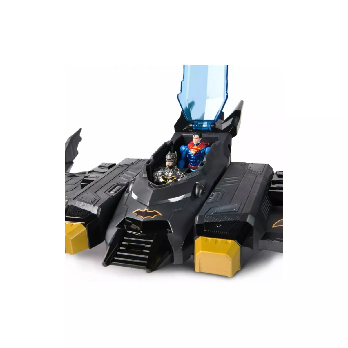 Spin Master DC Comics Metal Force Transforming Batwing 2-in-1 Playset Unisex, 5-7 Years