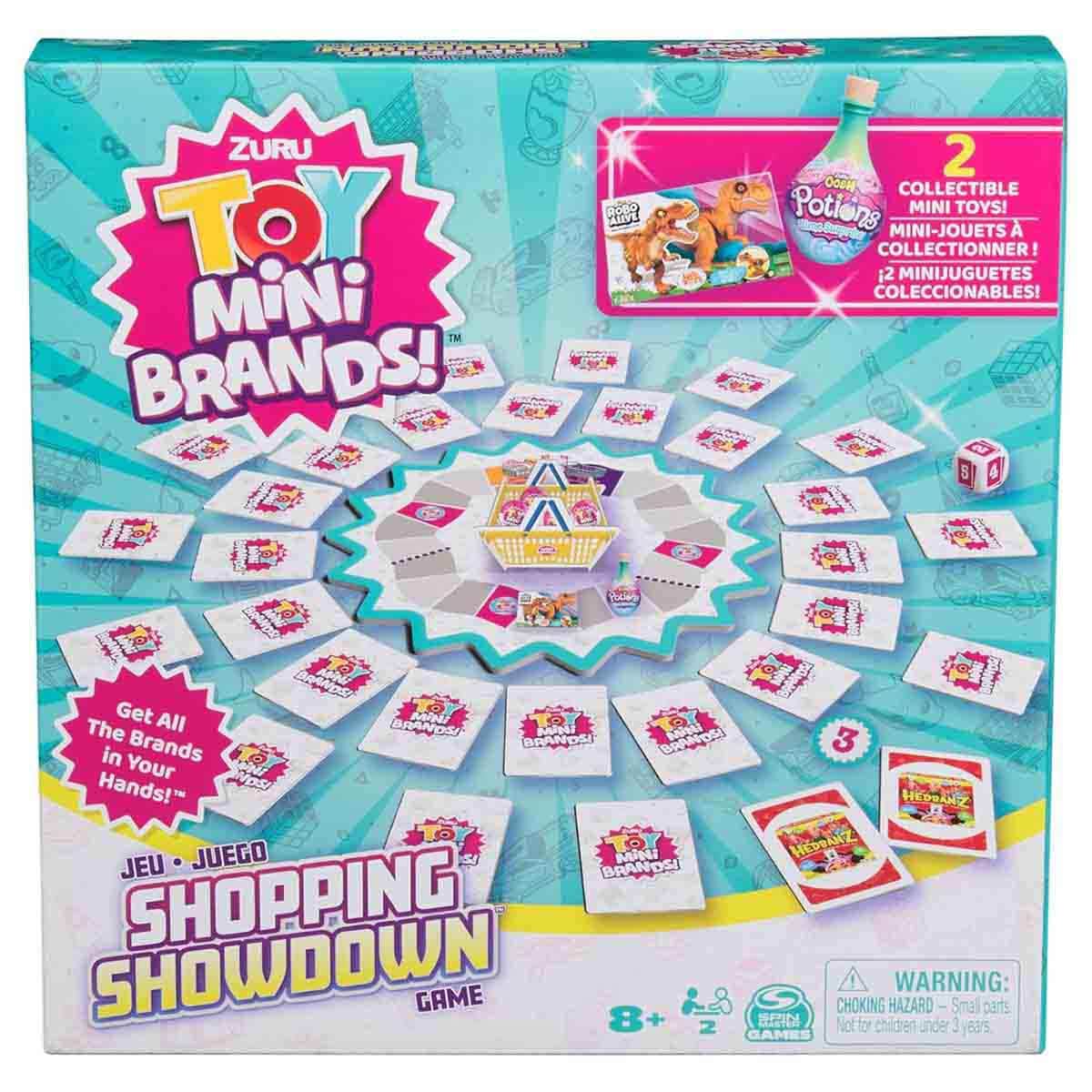 Spin Master Games Zuru Toy Mini Brands Shopping Showdown Board Game Unisex, 8-10 Years