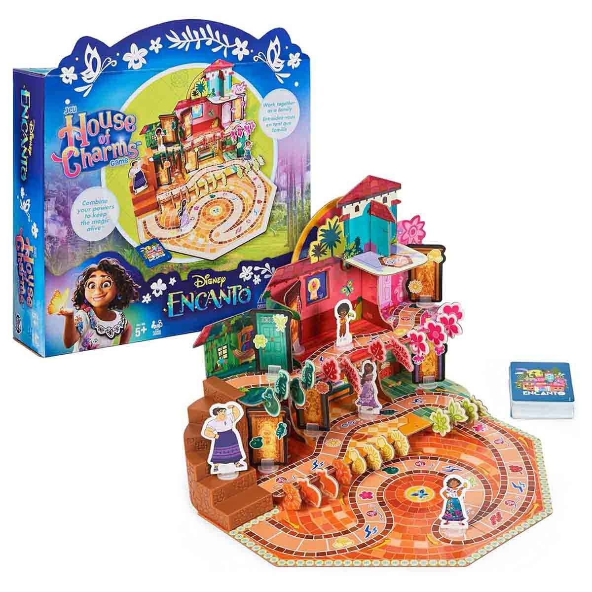 Spin Master House of Charms Cute Easy Family Board Game Unisex, 5-7 Years
