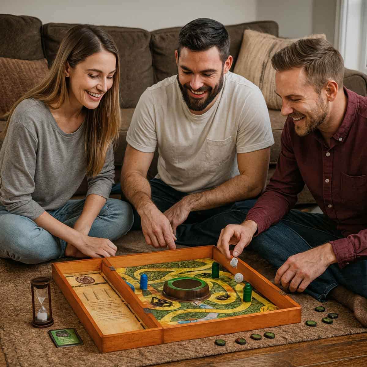 Spin Master Jumanji Wood Case Board Game Unisex, 5-7 Years