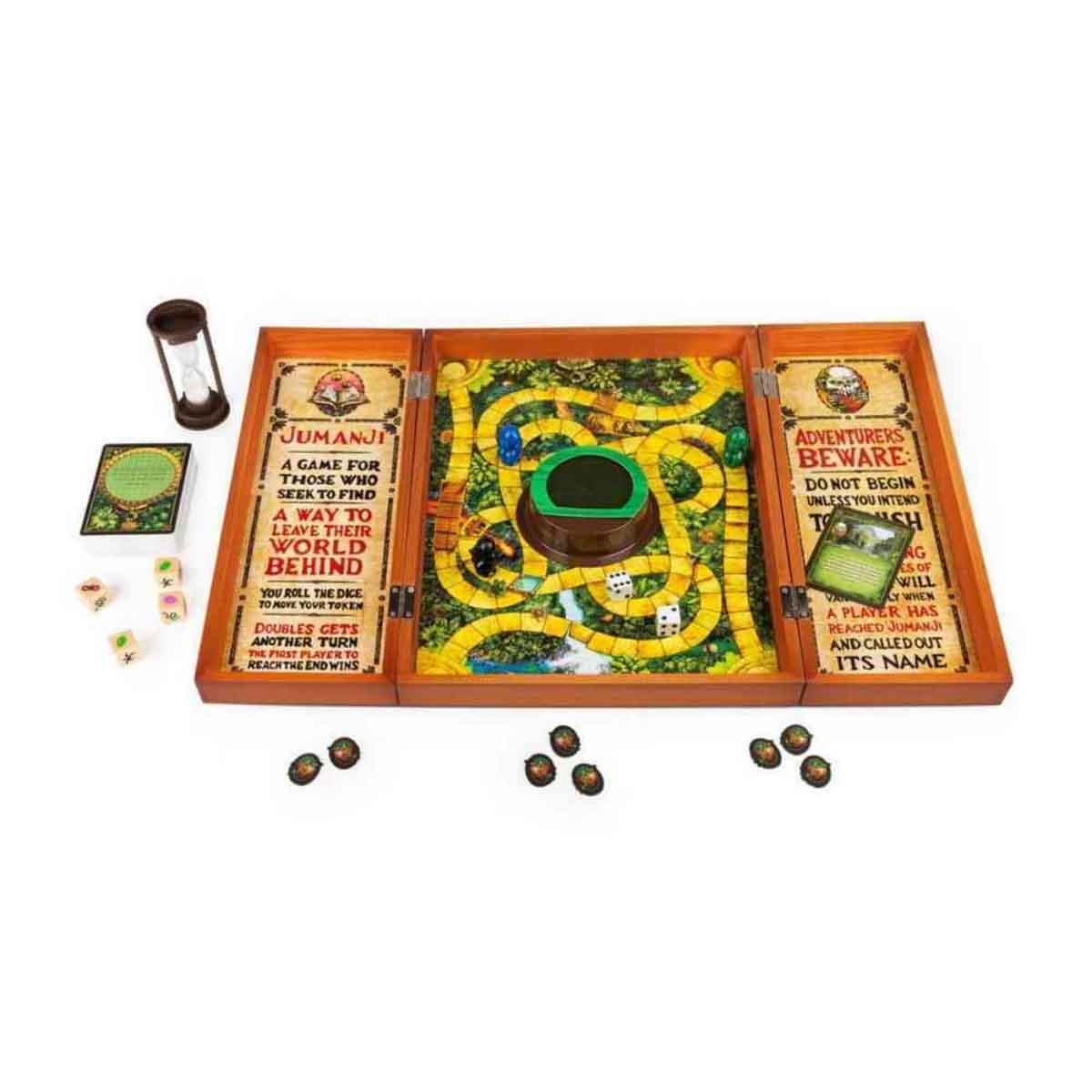 Spin Master Jumanji Wood Case Board Game Unisex, 5-7 Years