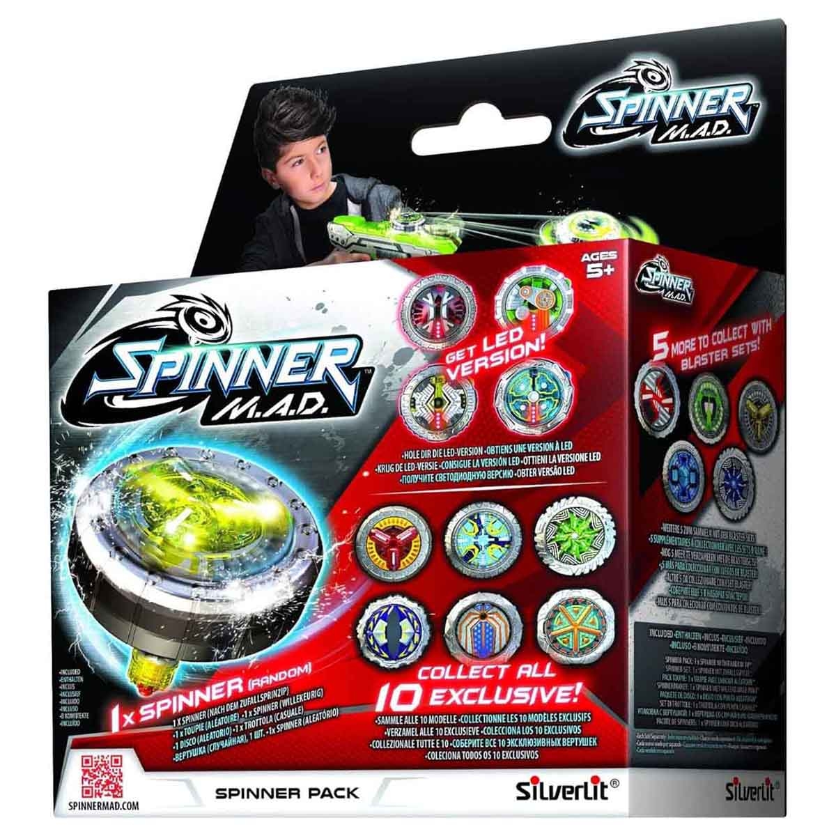 سبنر ماد مجموعة بلابل دوارة متنوعة للجنسين 5-7 سنوات