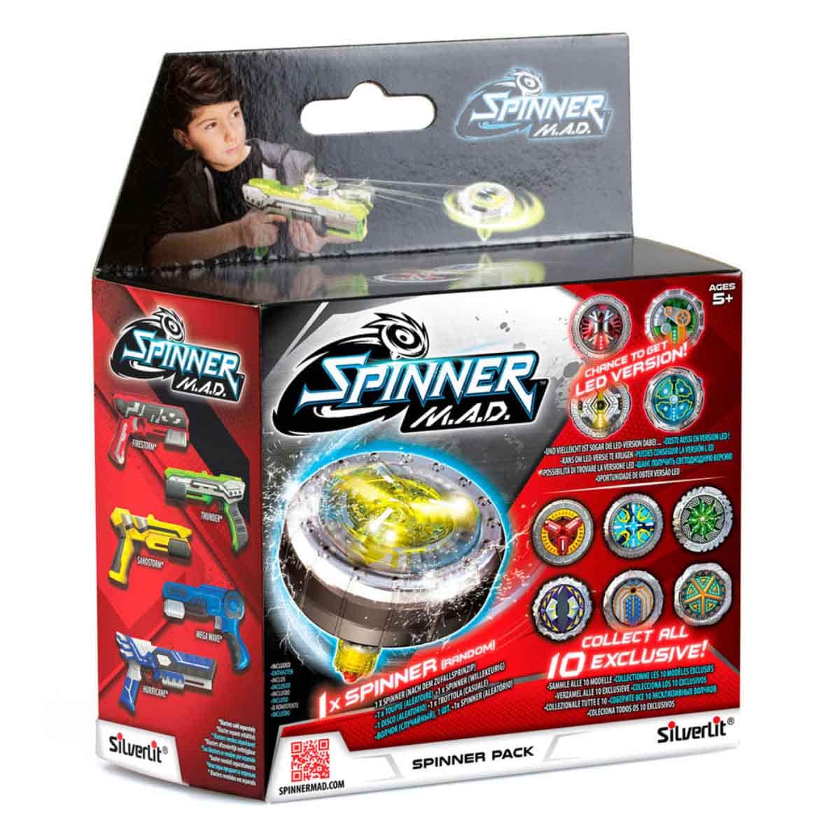 Spinner Mad Assorted Spinner Toy Unisex, 5-7 Years
