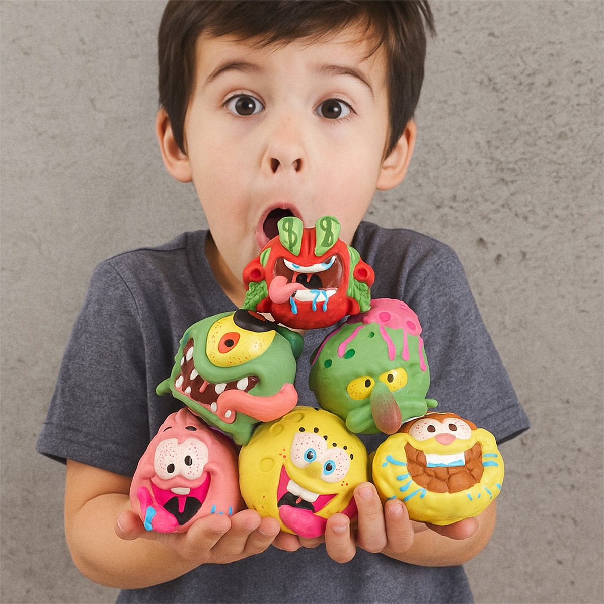 سبونج بوب مجموعة كرات إسفنجية للجنسين، 5-7 سنوات