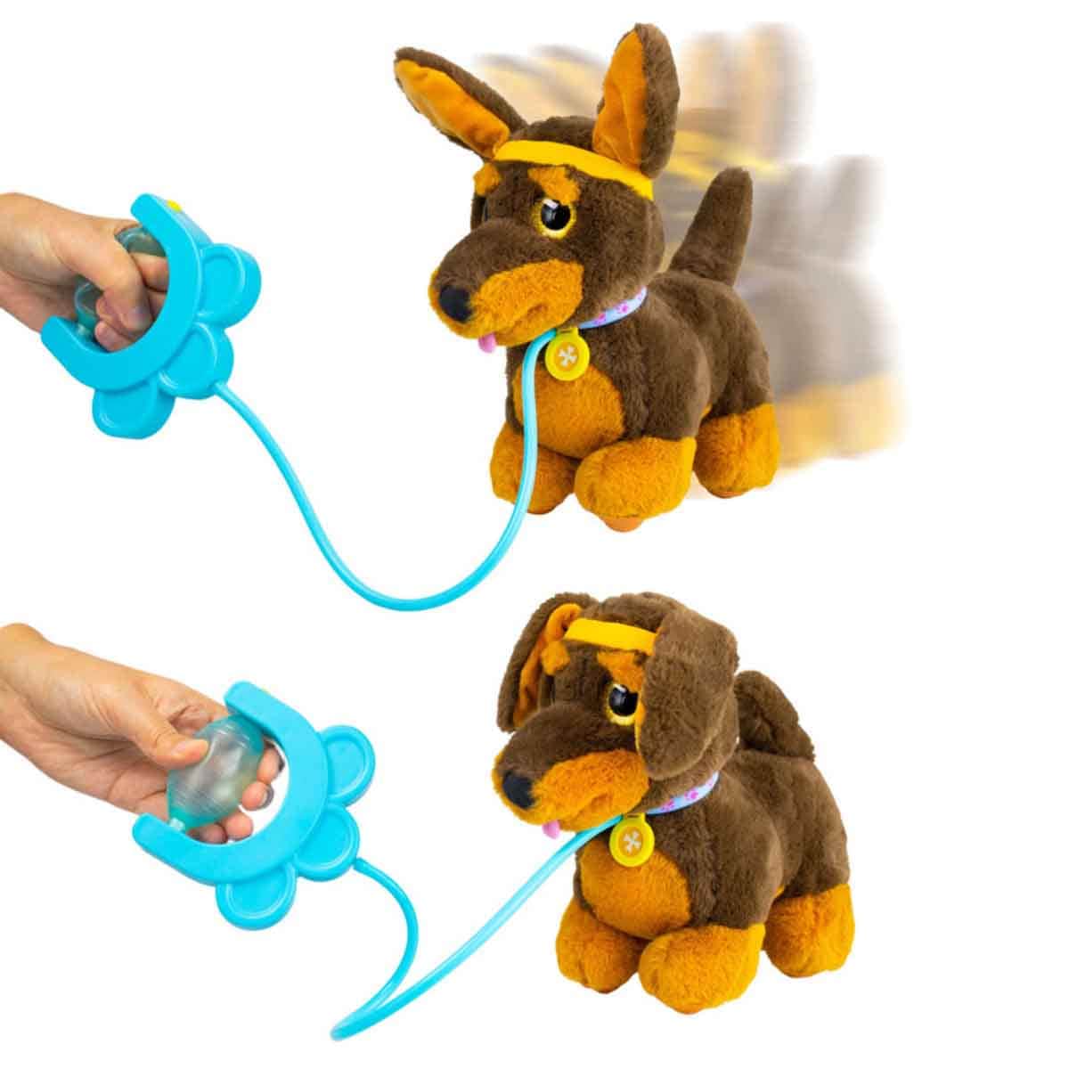 Sprint Pull-Along Dachsund Puppy Plush Toddler, 0-2 Years