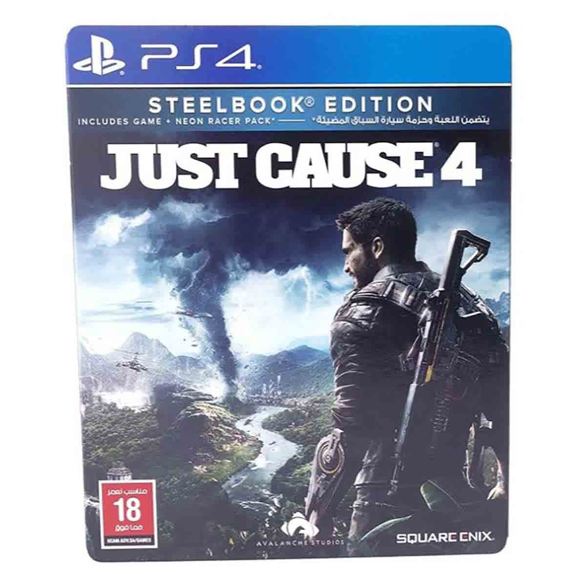 Square Enix Just Cause 4: Steel Book Edition (KSA Version) Video Game for PlayStation 4