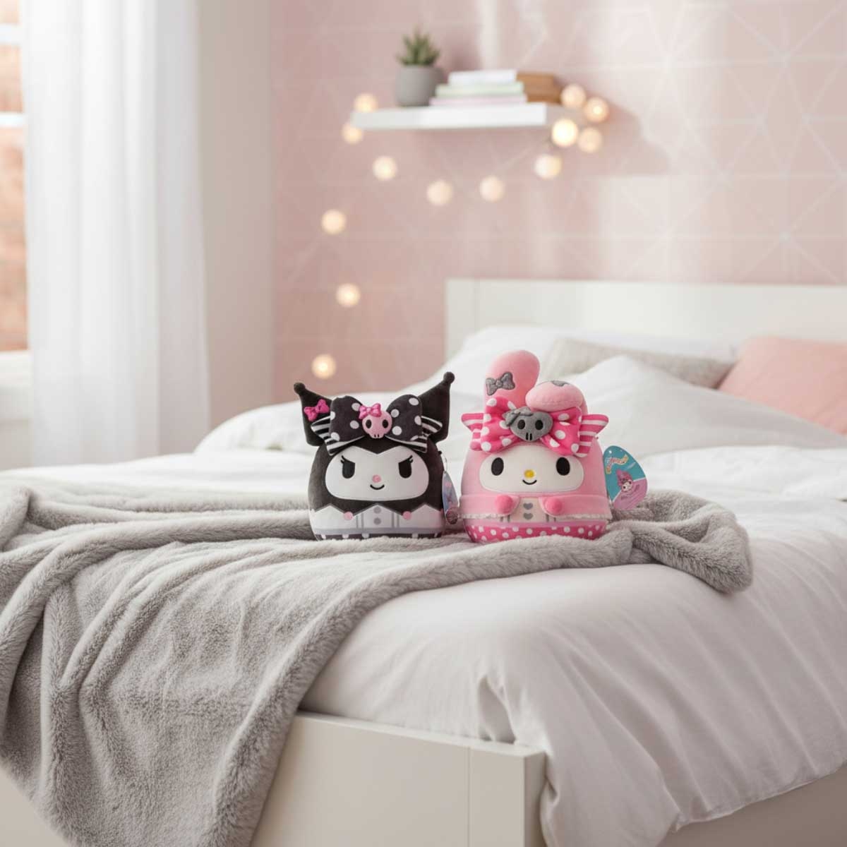 مجموعة ألعاب سكويشمالوز كورومي وماي ميلودي القطيفة المتنوعة للاحتفال بالذكرى السنوية، مقاس 10 بوصات، للبنات من عمر 3 إلى 4 سنوات