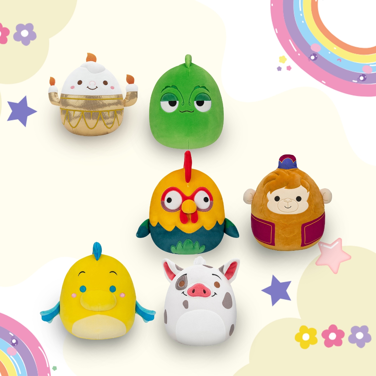 سكويشمالوز لعبة محشوة 10 إنش، ديزني بريكاوت، متنوعة، للجنسين، من عمر 3 إلى 4 سنوات