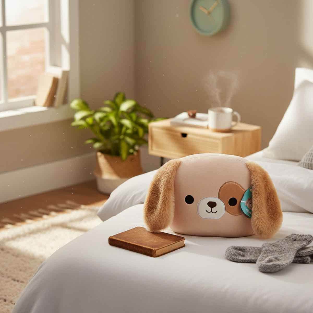 Squishmallows 12″ Stackables Harris Dog with Spotted Eye Plush Toy Unisex, 3-4 Years