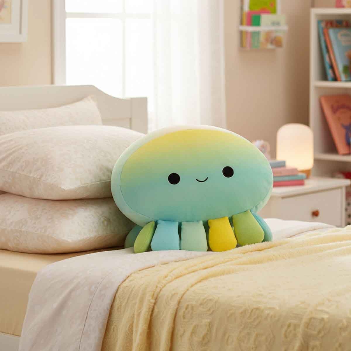 Squishmallows 12″ Stackables Oldin Octopus Plush Toy Unisex, 3-4 Years