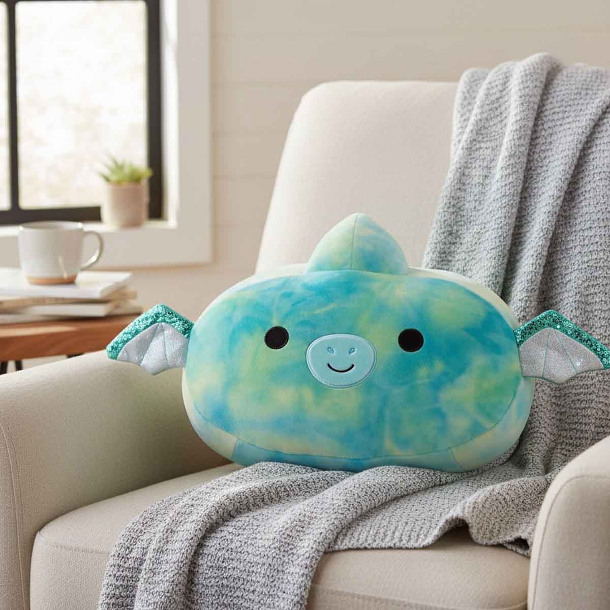 Squishmallows 12″ Stackables Reid Pterodactyl with Shimmer Wings Plush Toy Unisex, 3-4 Years