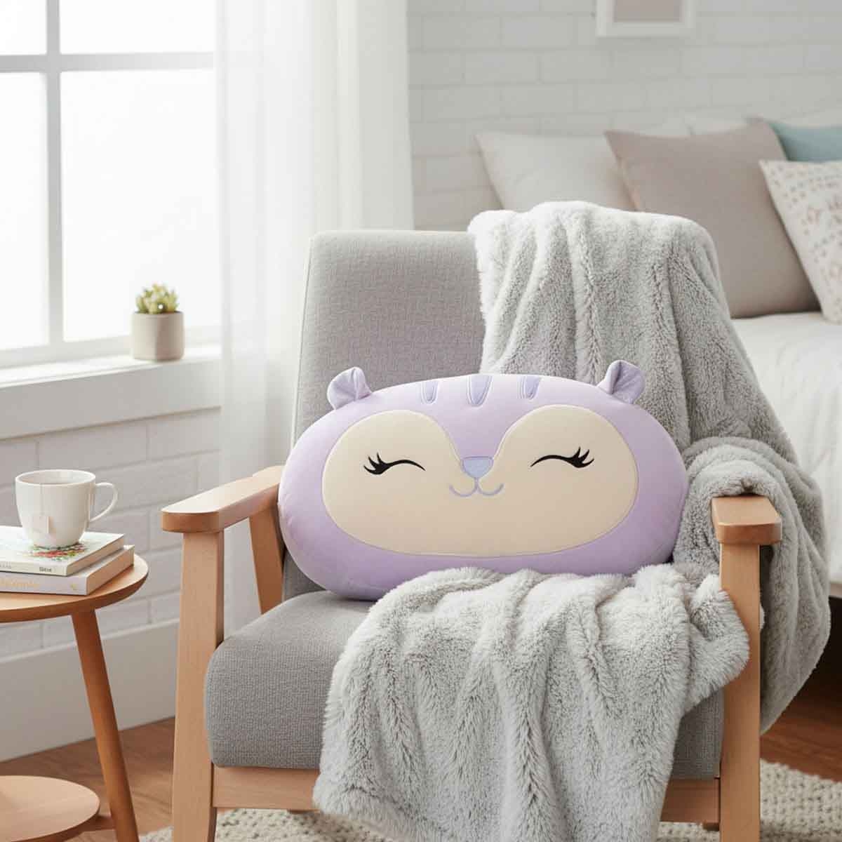 Squishmallows 12″ Stackables Sydnee Squirrel Plush Toy Unisex, 3-4 Years