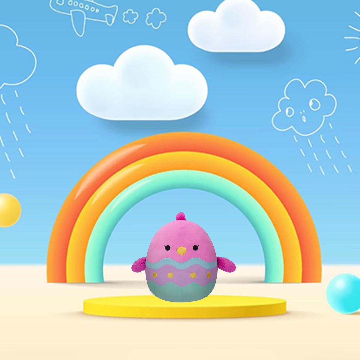 Squishmallows 12″ Empressa the Bird Plush Toy Unisex, 3-4 Years