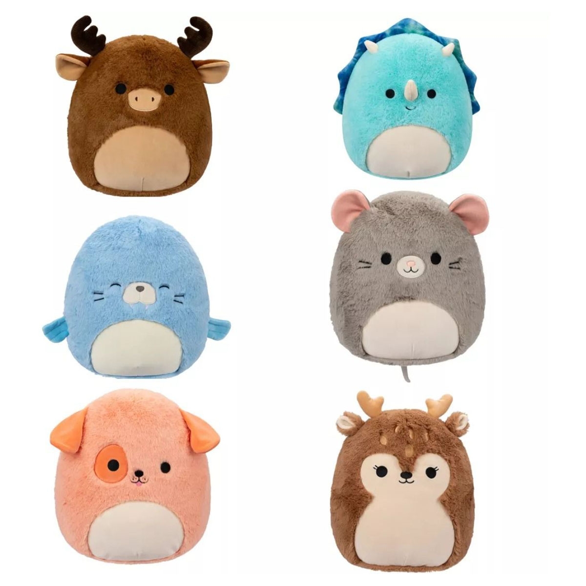 Squishmallows 12″ Fuzz-A-Mallows Assorted Plush Toy Unisex, 3-4 Years