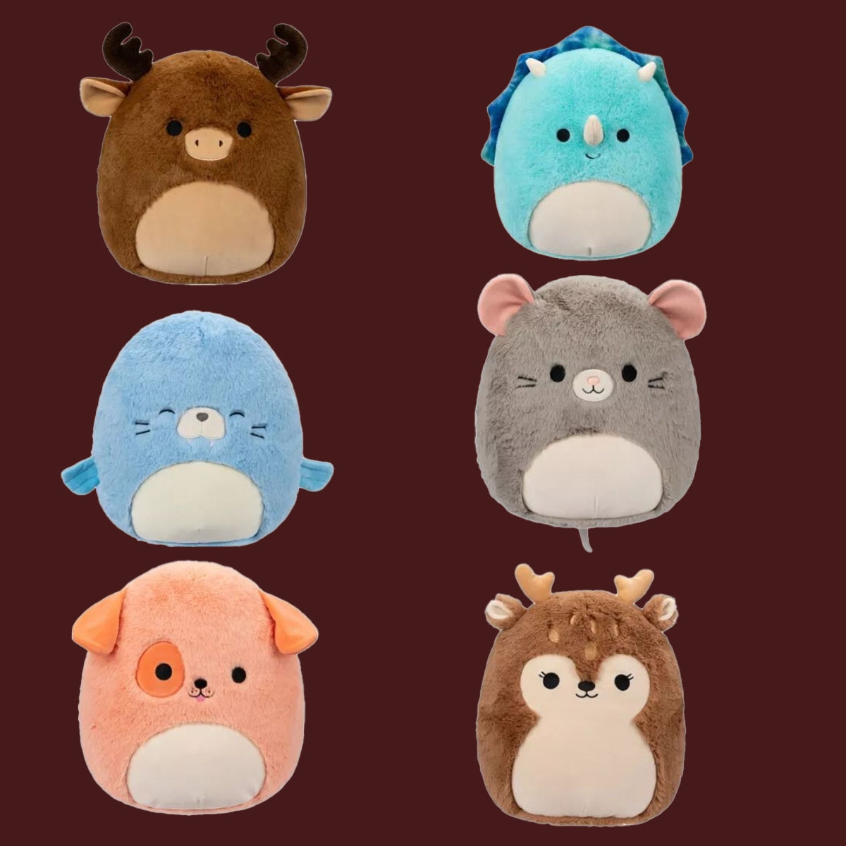 Squishmallows 12″ Fuzz-A-Mallows Assorted Plush Toy Unisex, 3-4 Years