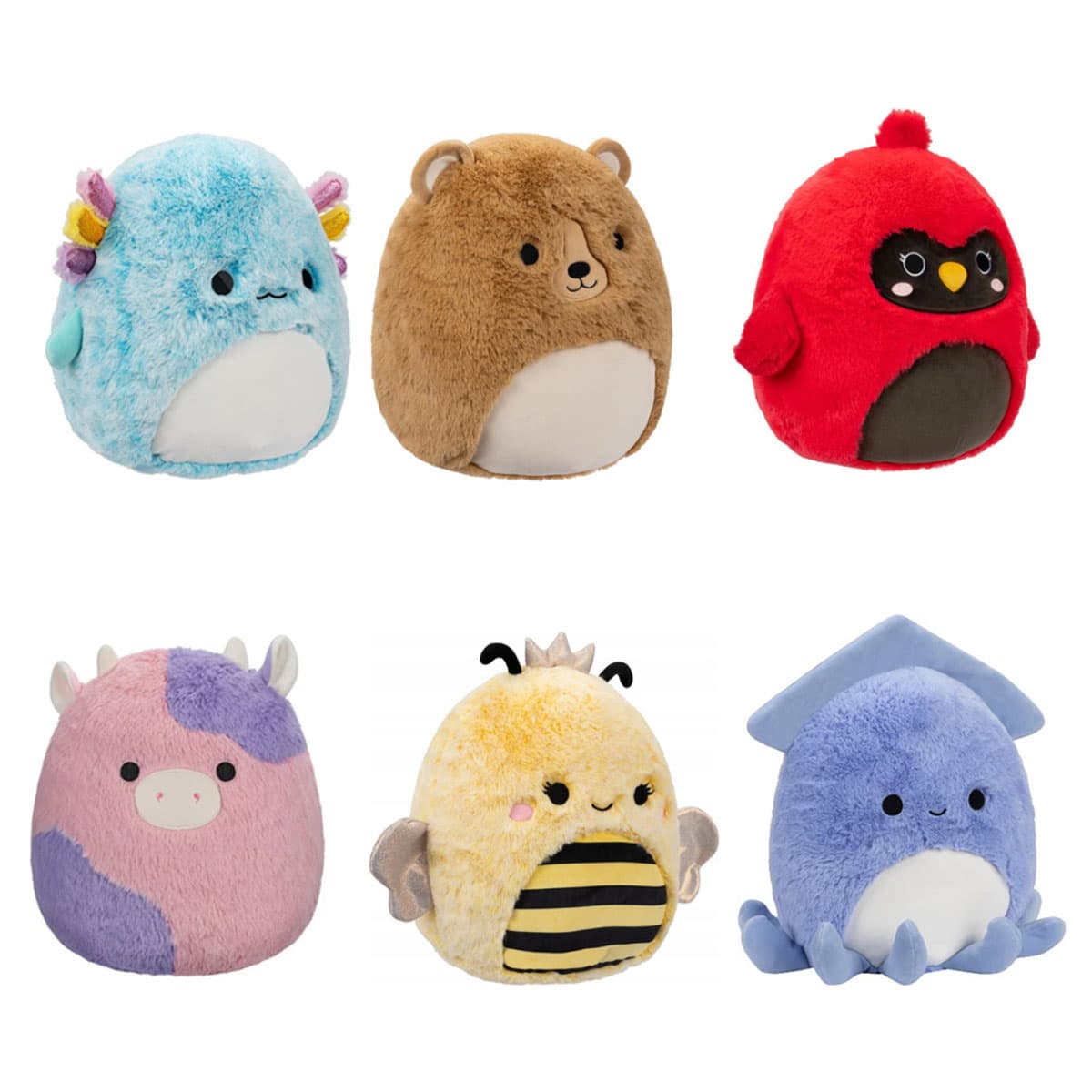 Squishmallows 12″ Fuzzamallows Assorted Plush Toy Unisex, 3-4 Years