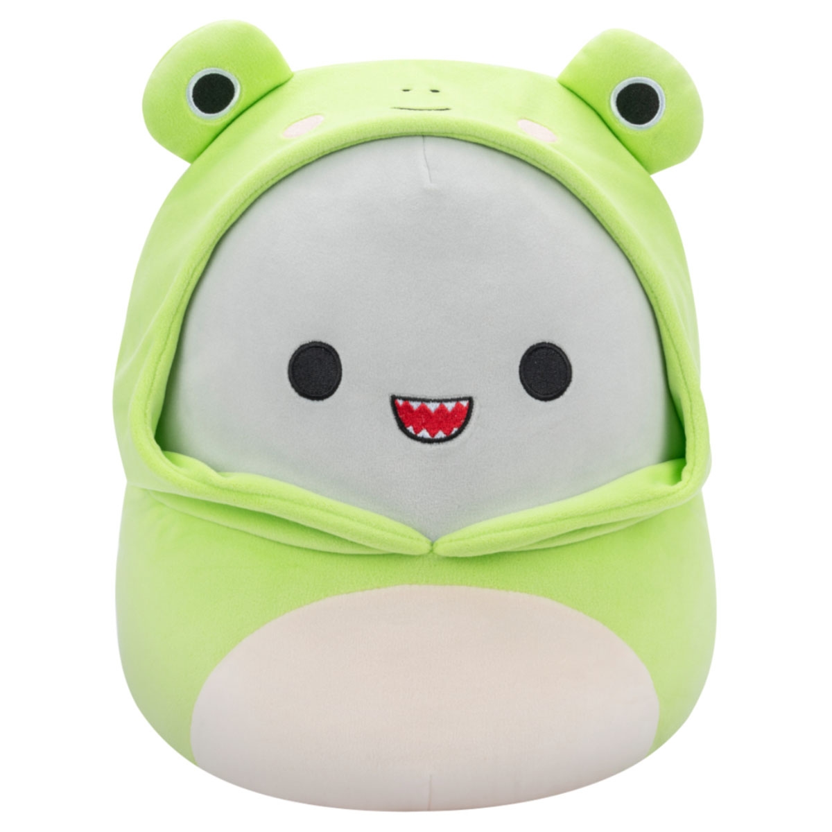 Squishmallows 12″ Gordon the Shark in Frog Hoodie Plush Toy Unisex, 3-4 Years