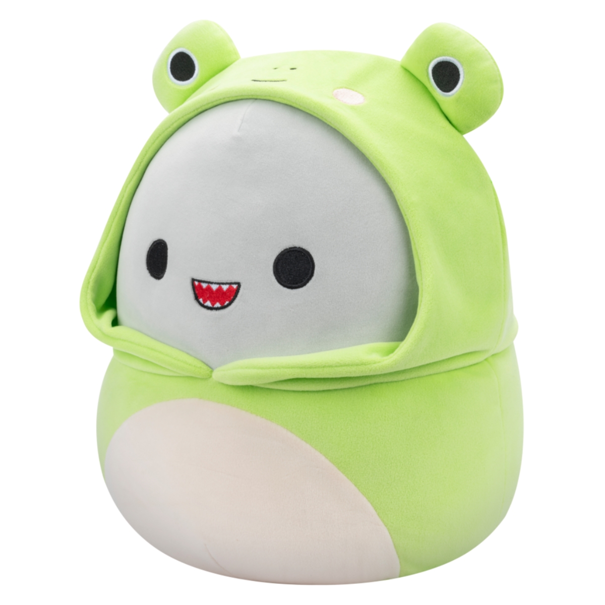 Squishmallows 12″ Gordon the Shark in Frog Hoodie Plush Toy Unisex, 3-4 Years