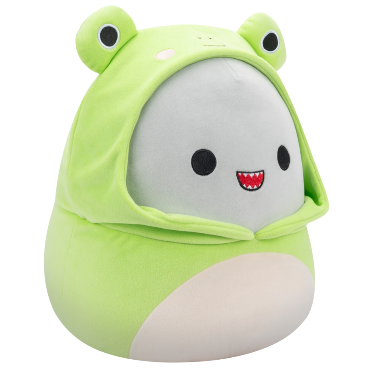 Squishmallows 12″ Gordon the Shark in Frog Hoodie Plush Toy Unisex, 3-4 Years