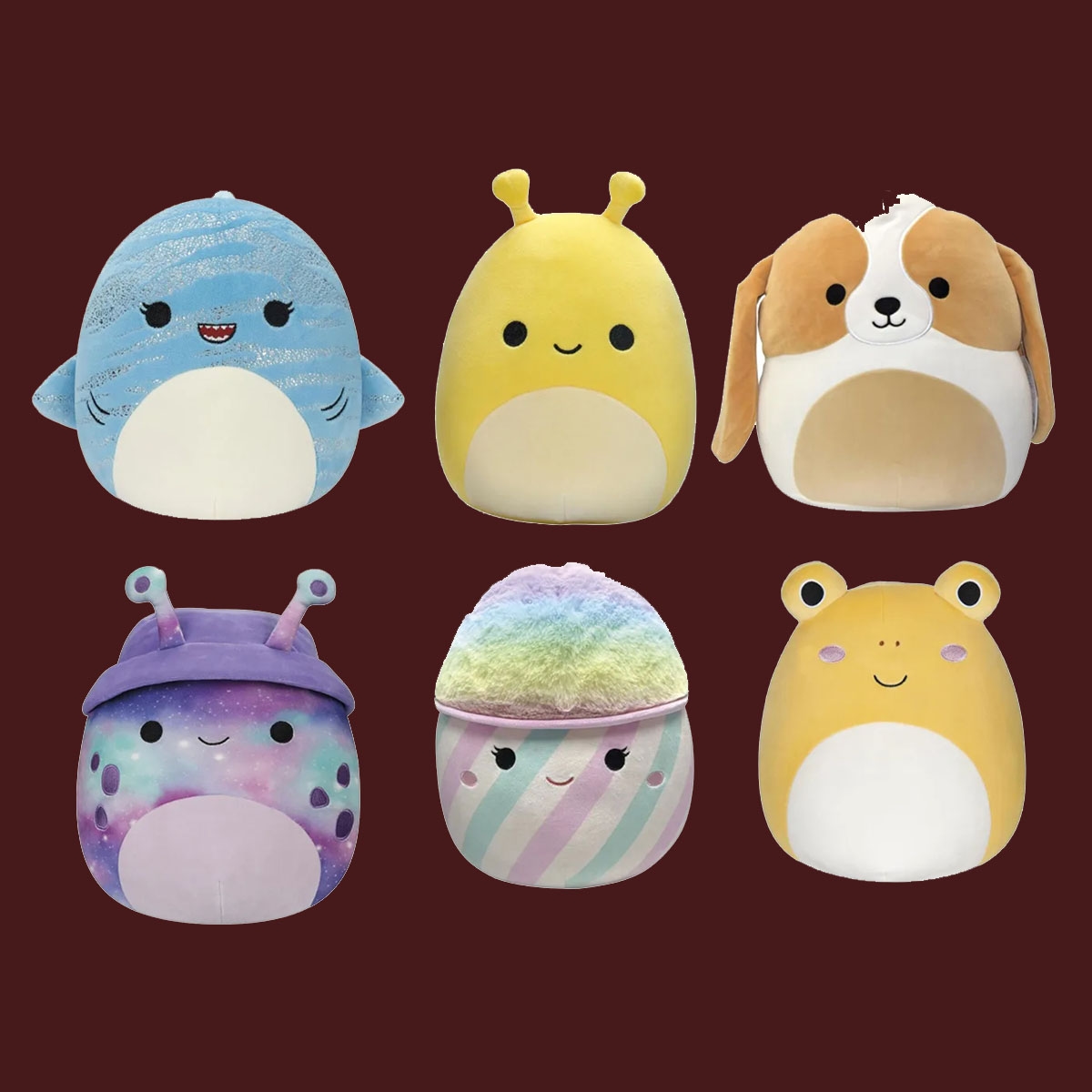 سكويشمالوز دمية محشوة قابلة للجمع متنوعة بحجم 12 إنش، للجنسين، من عمر 3 إلى 4 سنوات