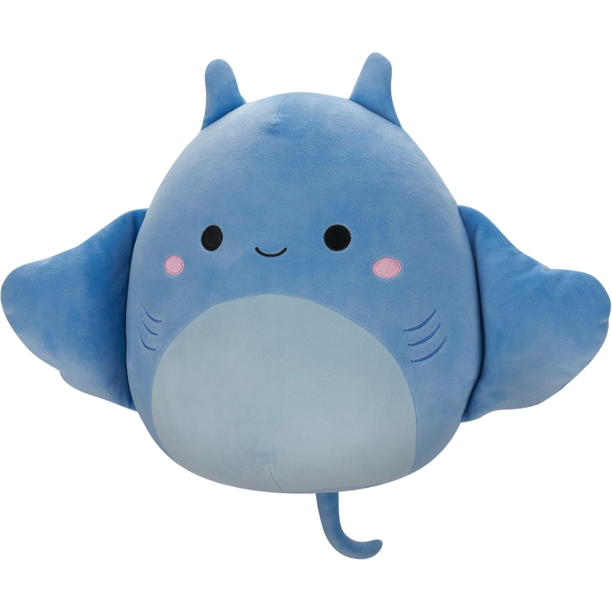 Squishmallows 12″ Lux Blue Manta Ray Plush Toy Unisex, 3-4 Years