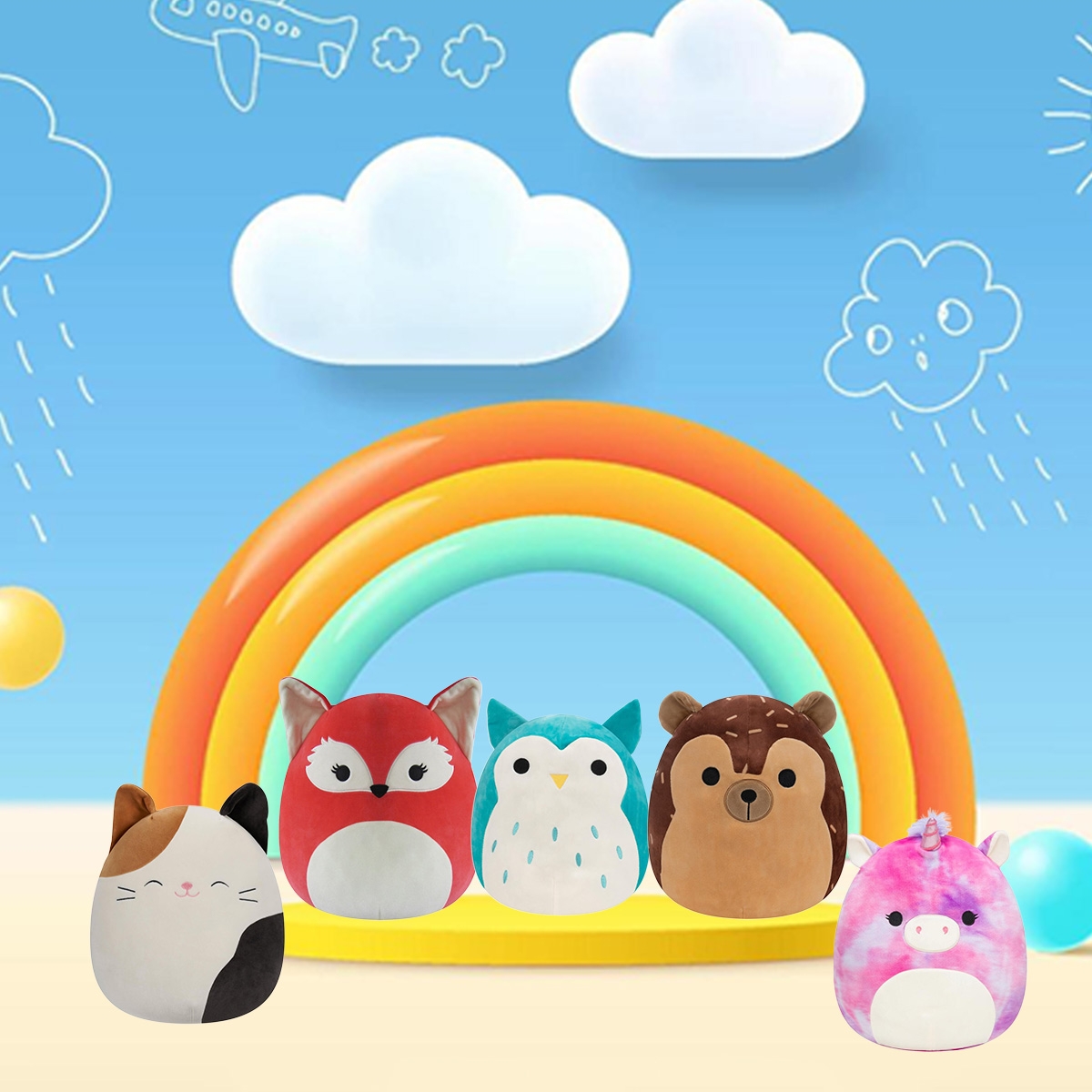 Squishmallows 12″ Originals Soft Assorted Plush Toy Unisex, 3-4 Years