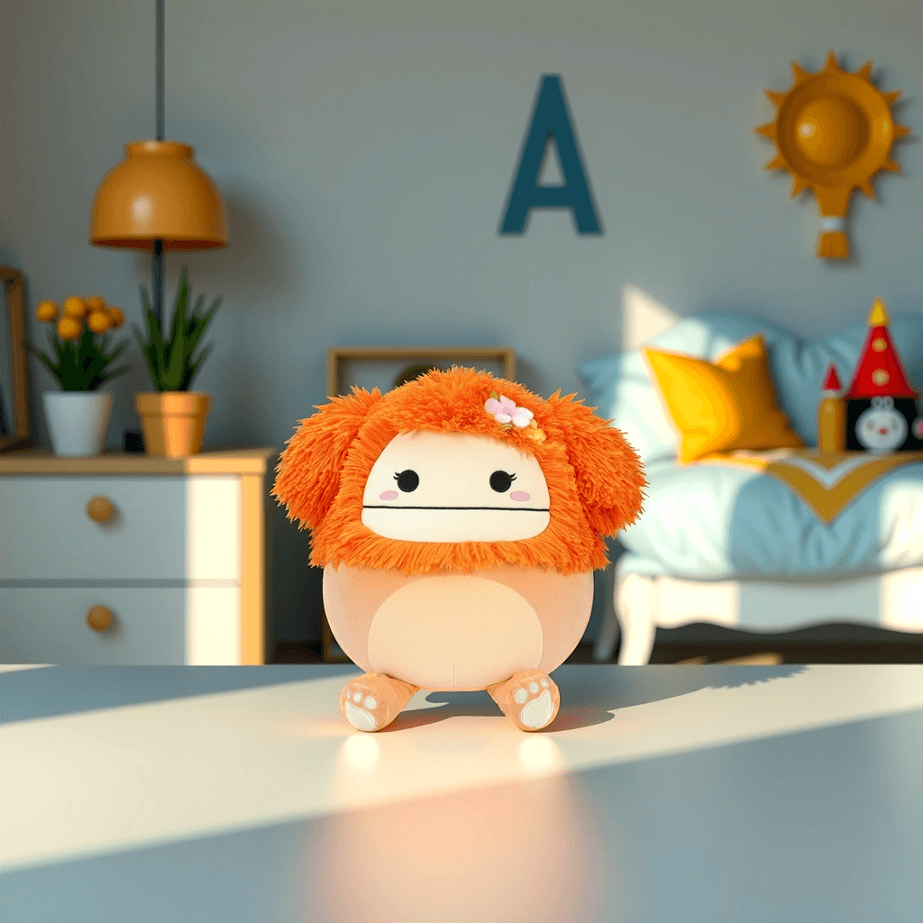Squishmallows 12″ Shasta The Light Orange Bigfoot Plush Toy Unisex, 3-4 Years