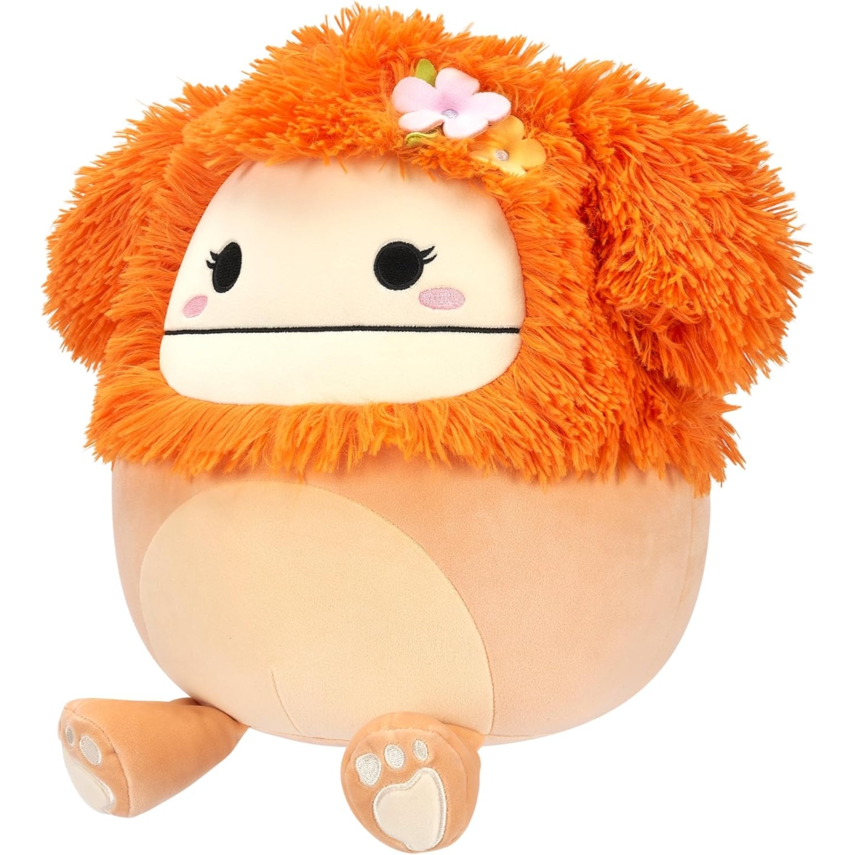 Squishmallows 12″ Shasta The Light Orange Bigfoot Plush Toy Unisex, 3-4 Years