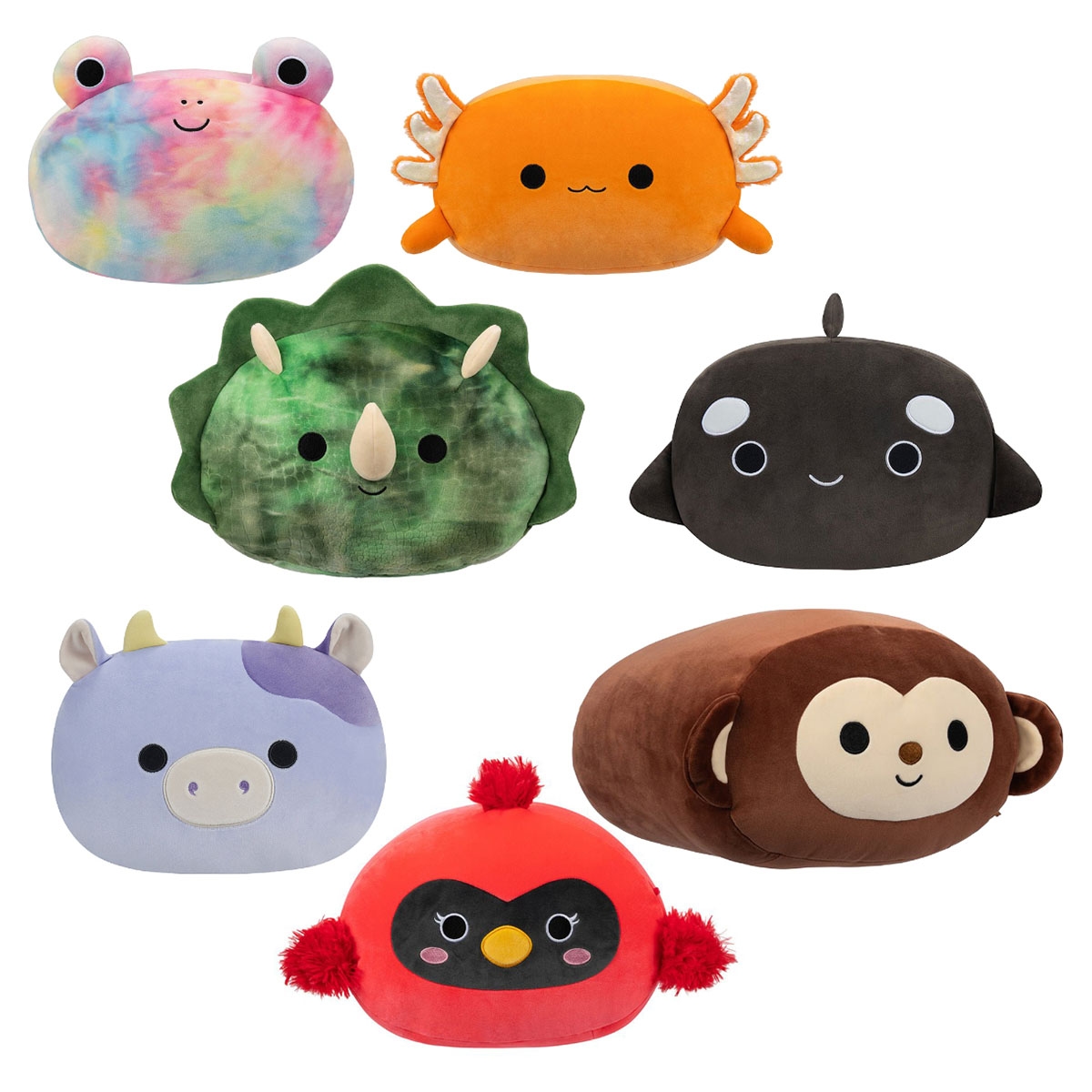 سكويشمالوز لعبة محشوة قابلة للتكديس 12 إنش، متوسطة الحجم، متنوعة، للجنسين، من عمر 3 إلى 4 سنوات