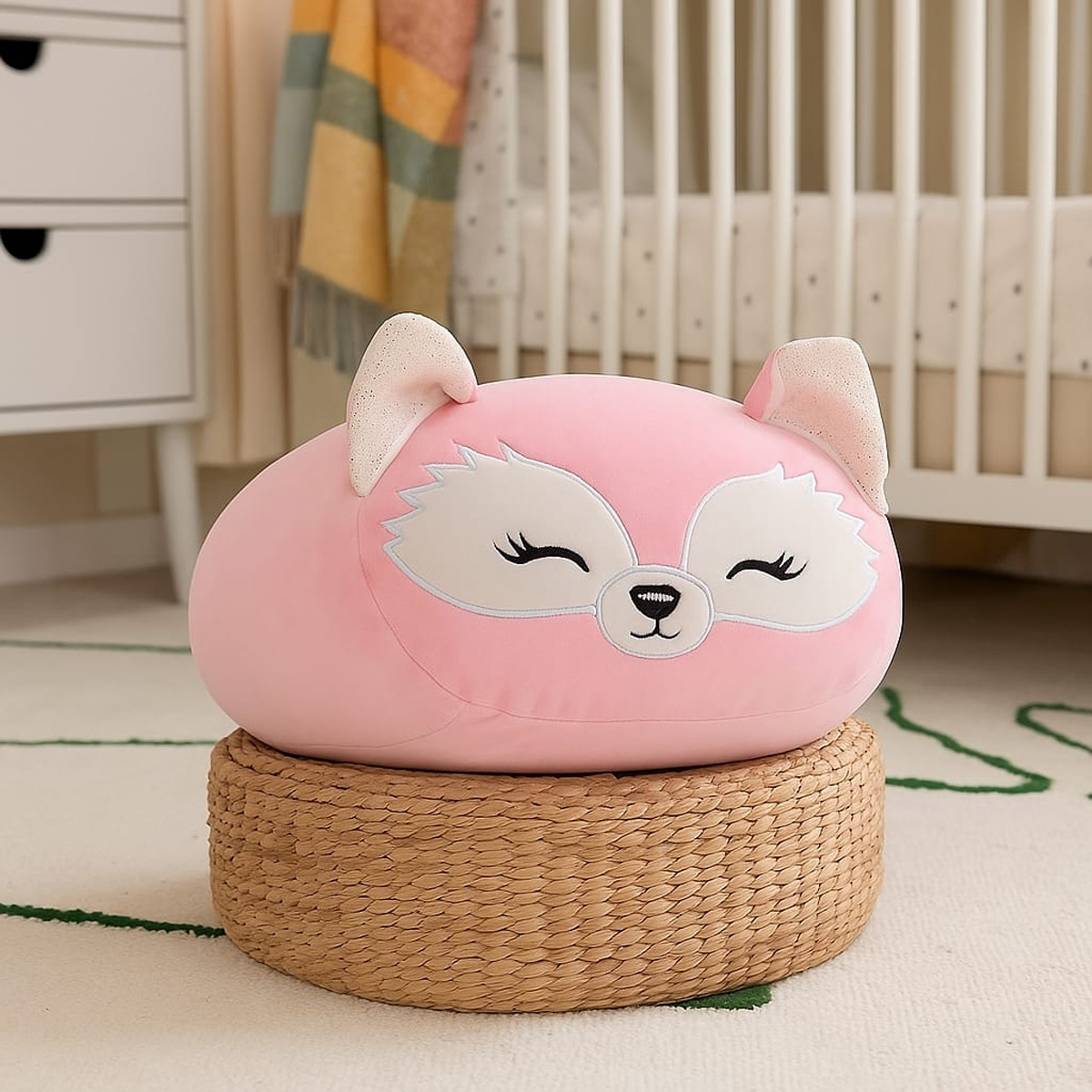 Squishmallows 12″ Stackables Rhiannon Fox with Closed Eyes Plush Toy Unisex, 3-4 Years