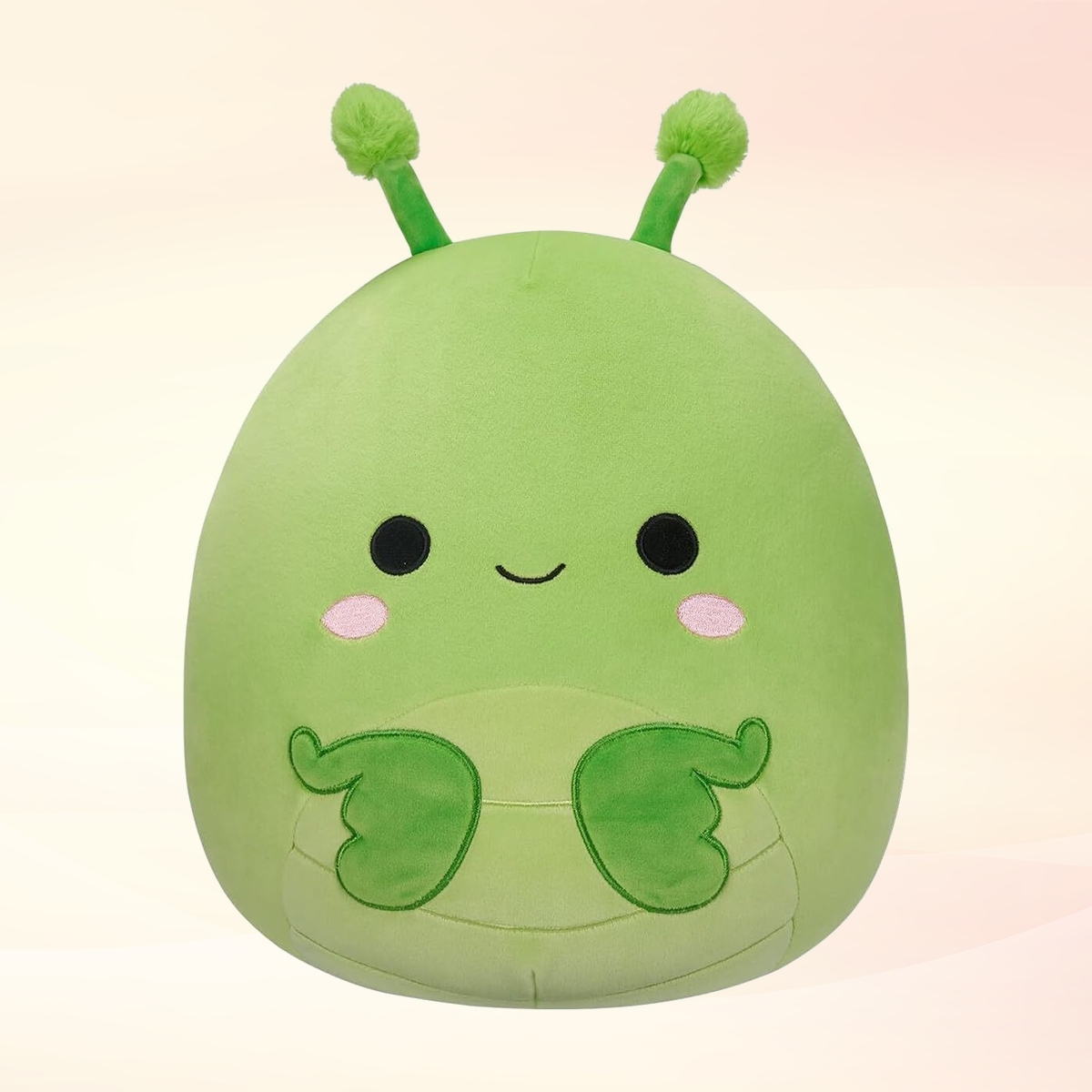 سكويشمالوز لعبة محشوة ترينتون فرس النبي الأخضر بحجم 12 إنش للجنسين، 3-4 سنوات