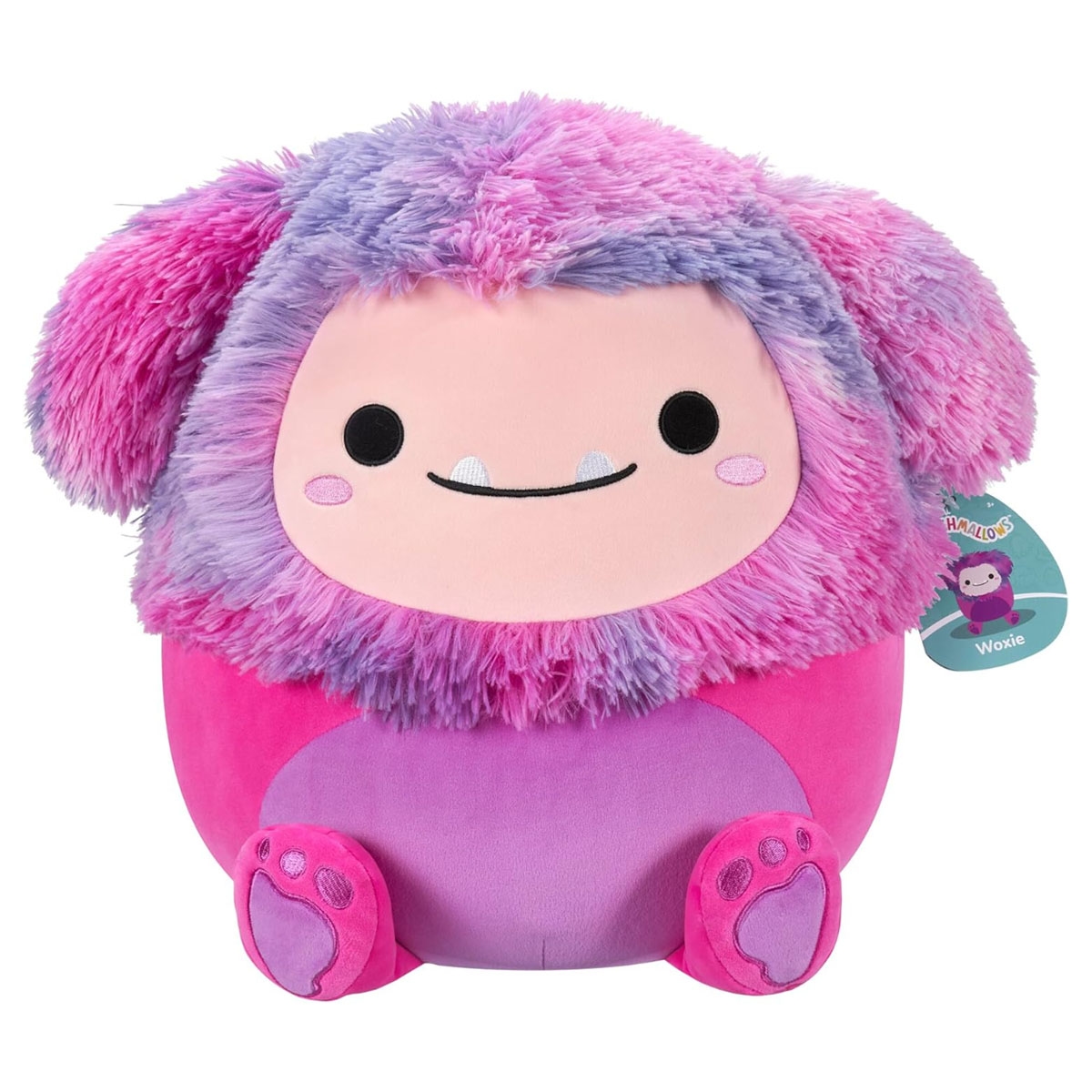 Squishmallows 12″ Woxie the Bigfoot Plush Toy Unisex, 3-4 Years
