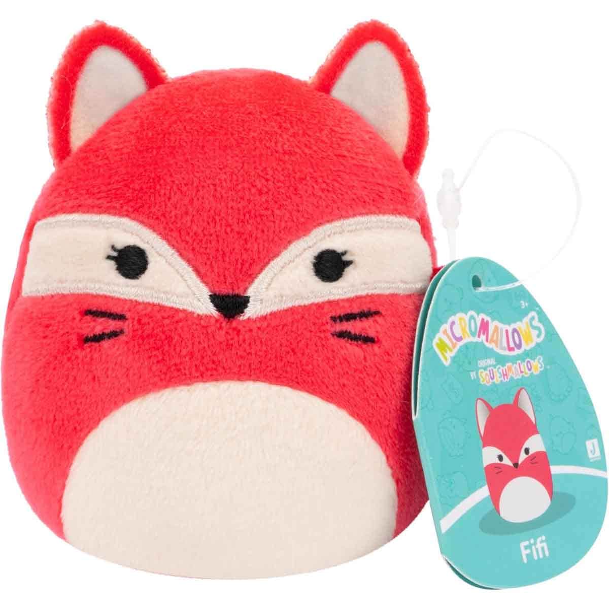 Squishmallows 2.5" Durable and strong Character Plush Toy Unisex, 3-4 Years, Pack of 4