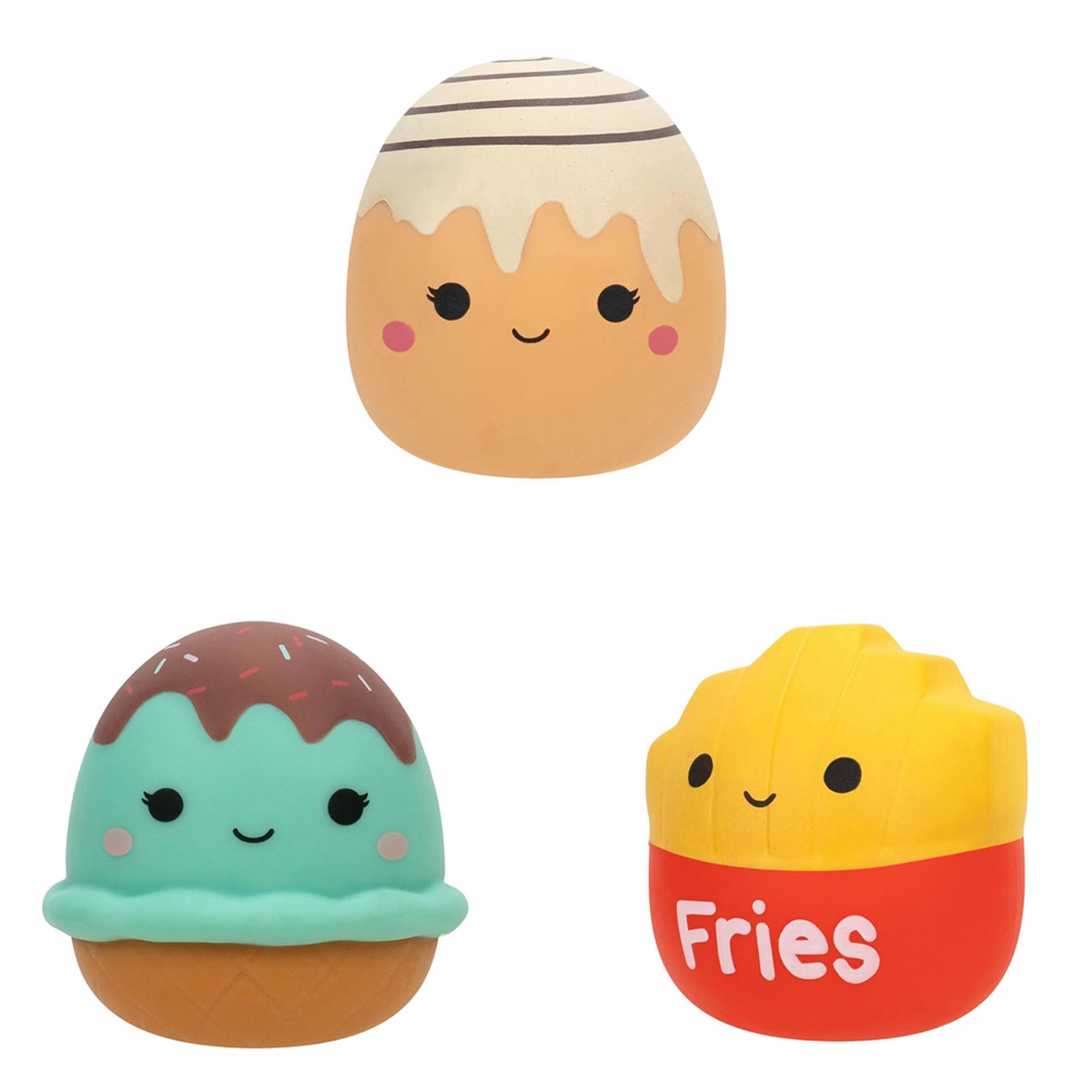 سكويشمالوز لعبة محشوة سكوشمز متنوعة بحجم 2.5 إنش للجنسين، 3-4 سنوات