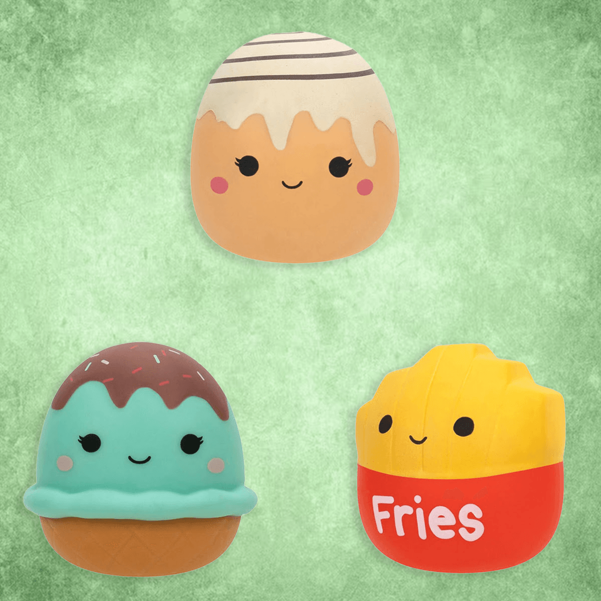 سكويشمالوز لعبة محشوة سكوشمز متنوعة بحجم 2.5 إنش للجنسين، 3-4 سنوات