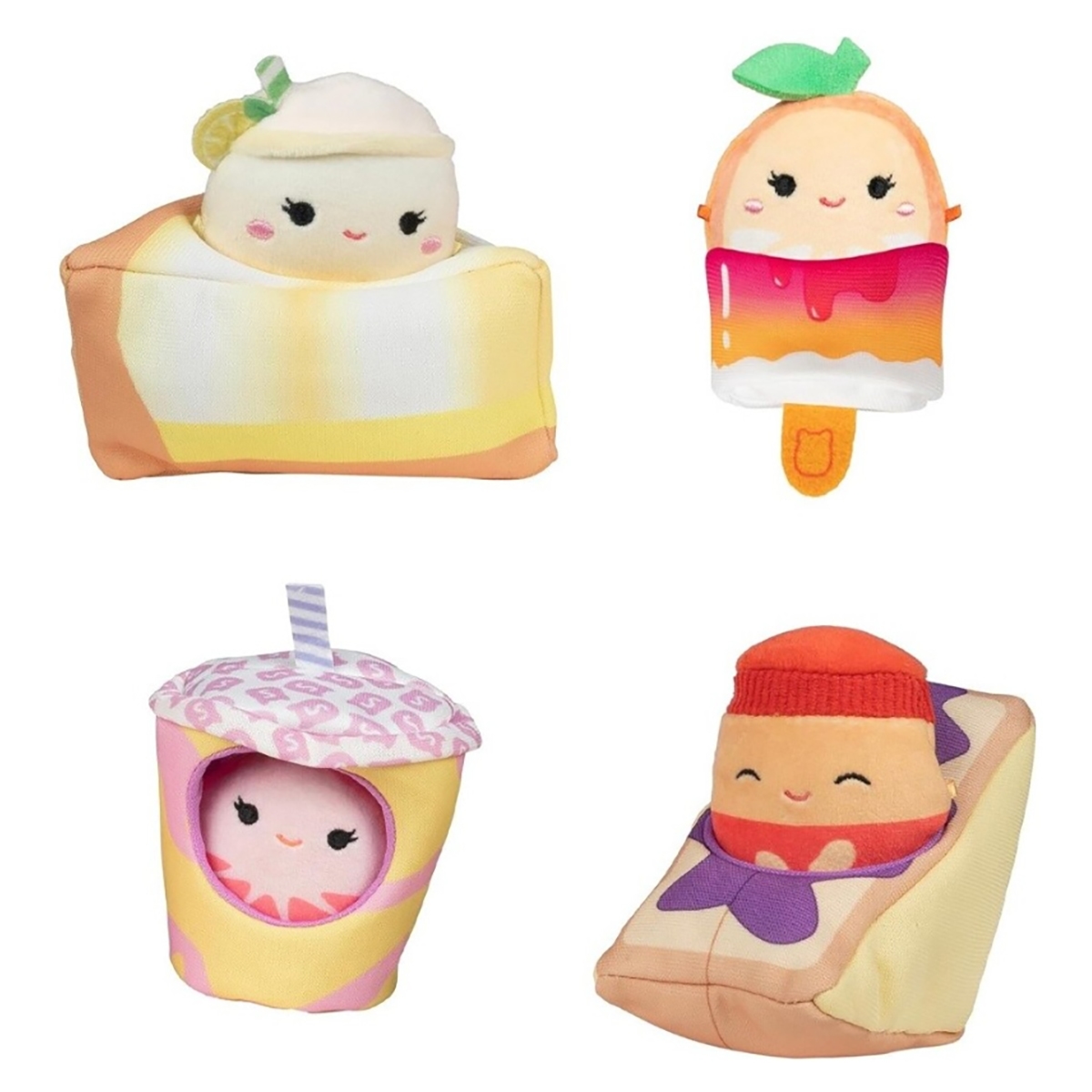 Squishmallows 2.5" Micromallows Delux Snack Machine Plush Toy Set with Accessory Unisex, 3-4 Years