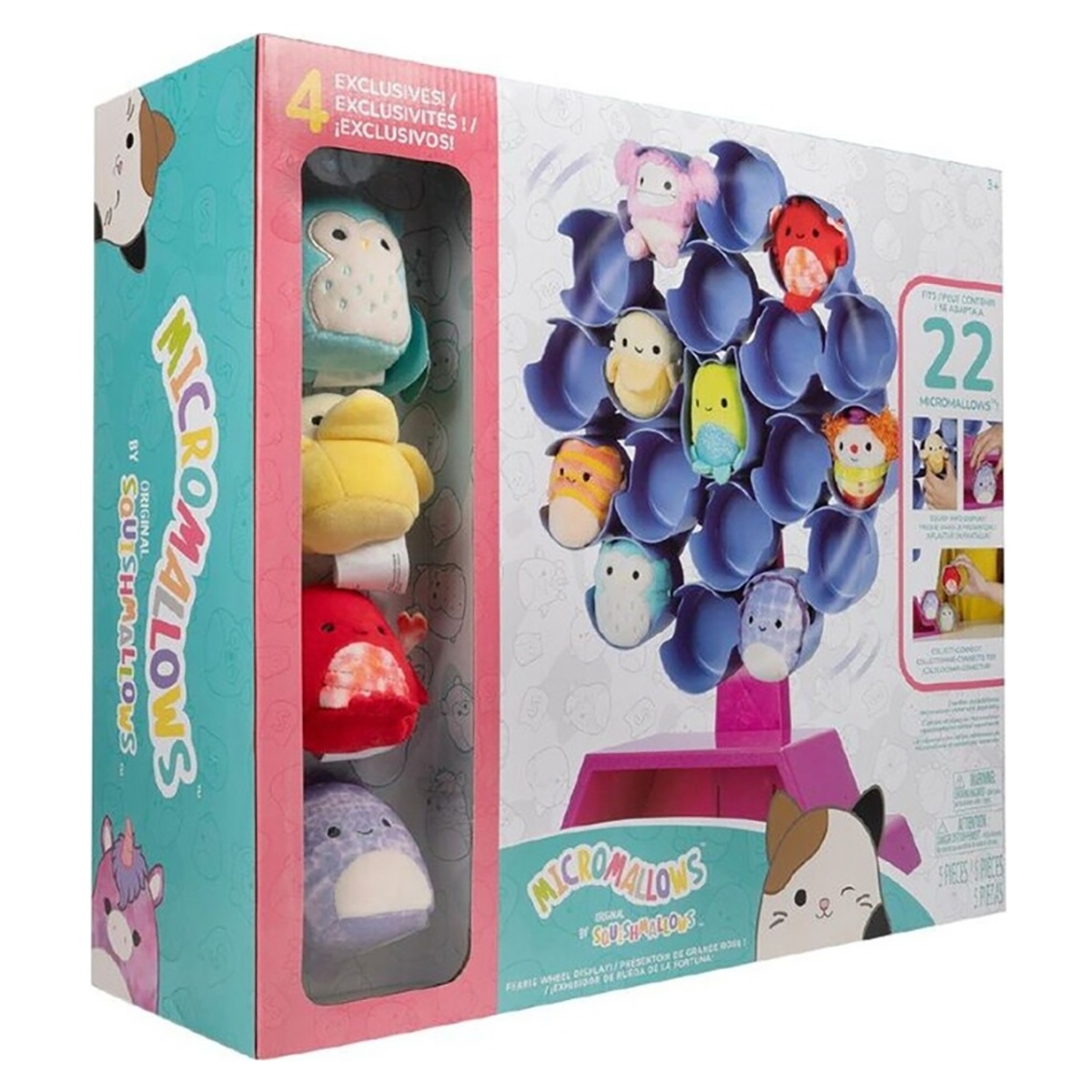 Squishmallows Micromallows Ferris Wheel Display Stand Unisex, 3-4 Years