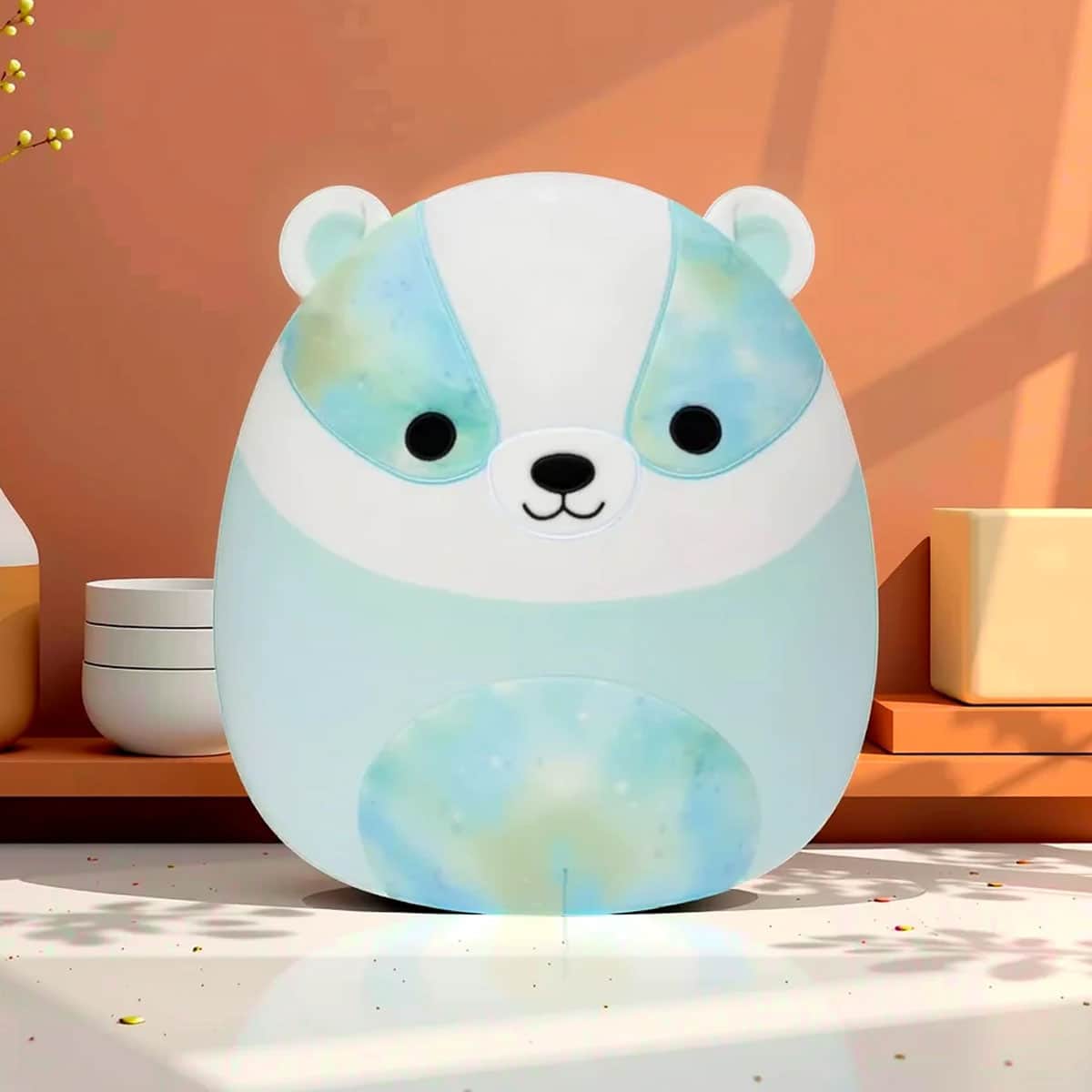 Squishmallows 20" Banks Badger Plush Toy Unisex, 3-4 Years