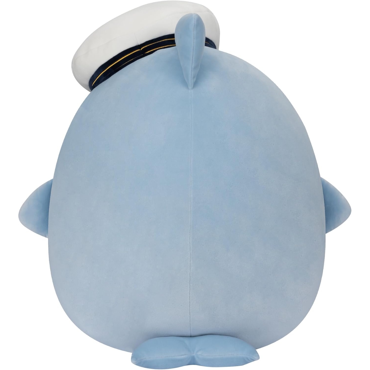 سكويشمالوز دمية محشوة على شكل حوت سامير مع قبعة بحار 20 إنش، للجنسين، من عمر 3 إلى 4 سنوات