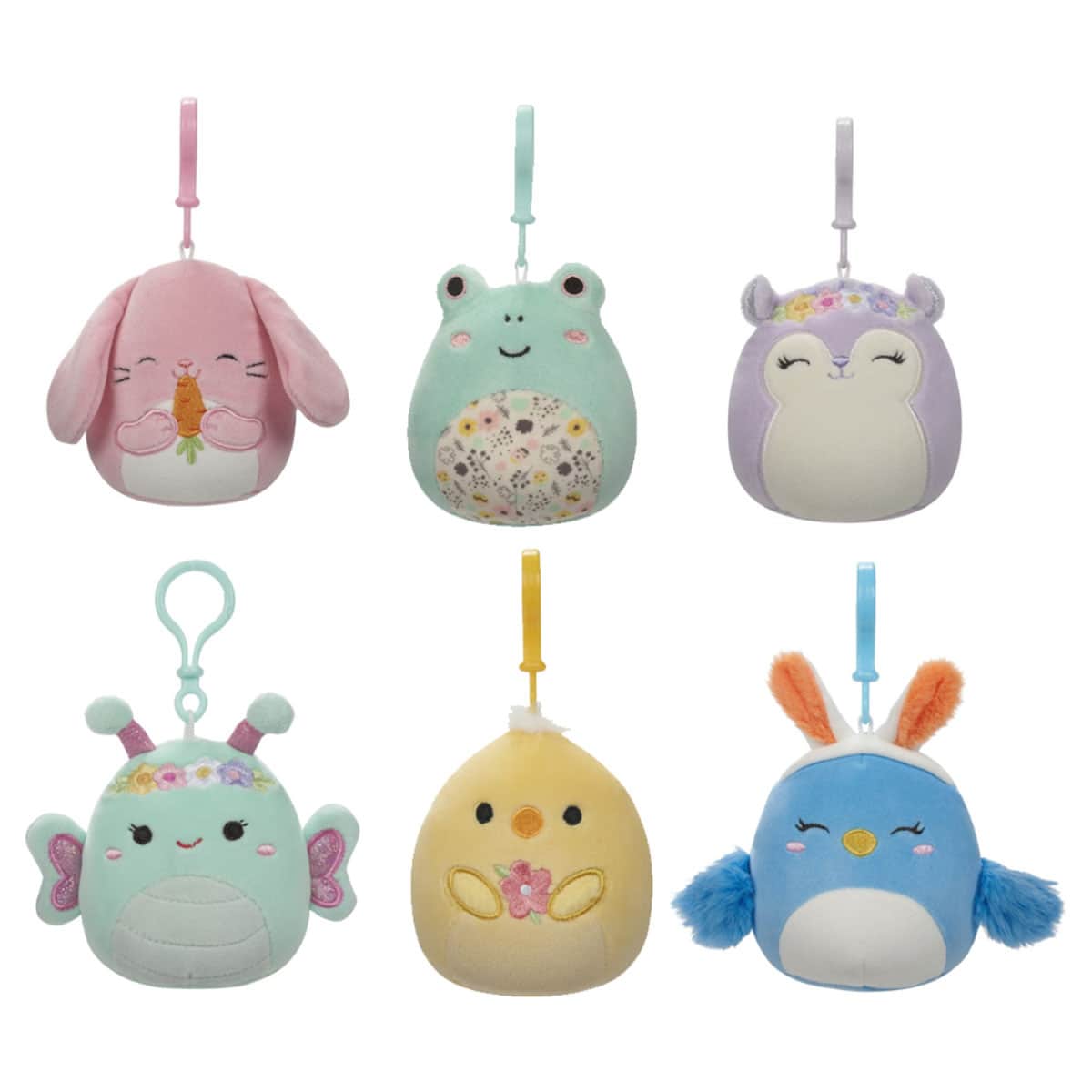 Squishmallows 3.5″ Clip On Assorted Easter Plush Toy Unisex, 3-4 Years