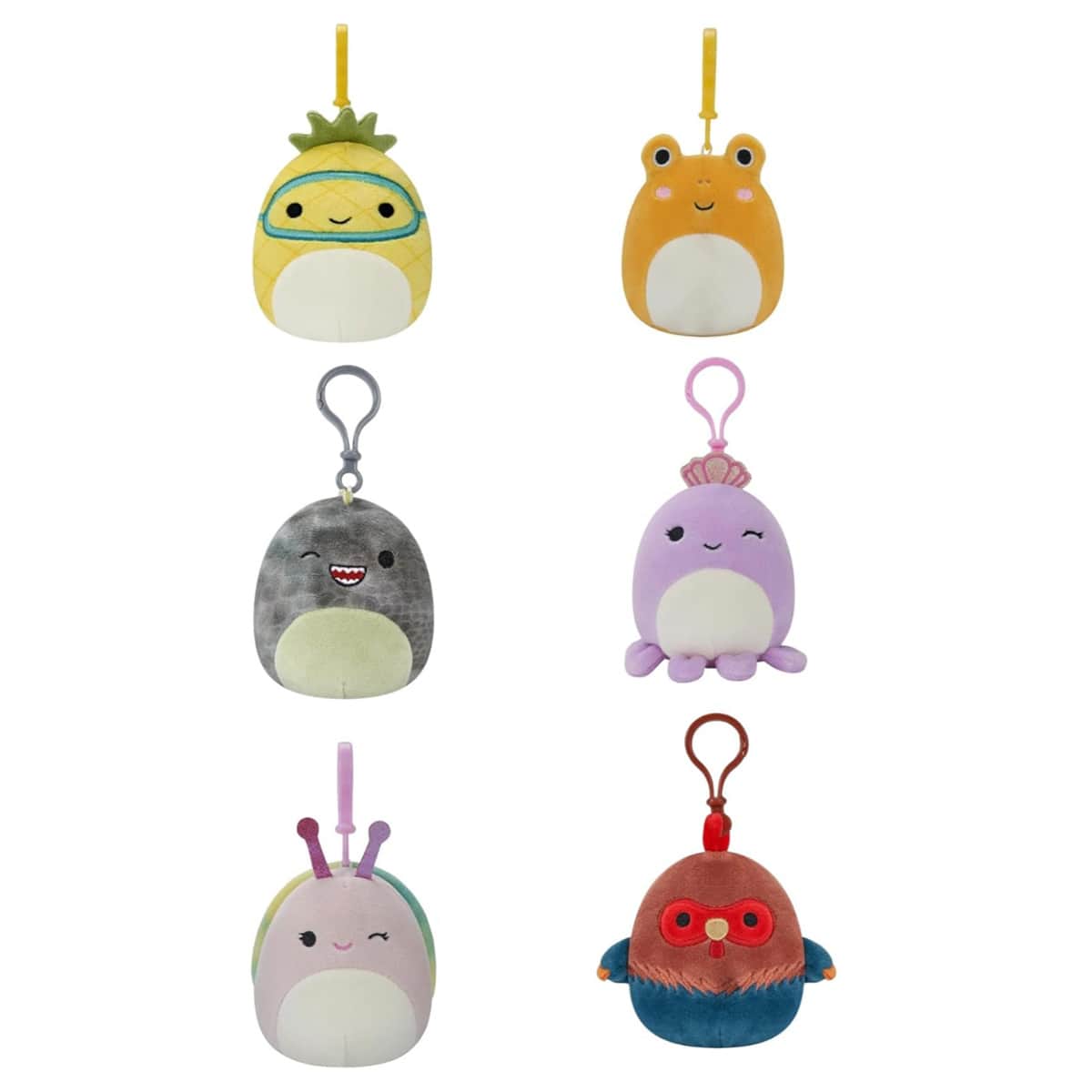 Squishmallows 3.5" Collectable Clip On Plush Toy Unisex, 3-4 Years