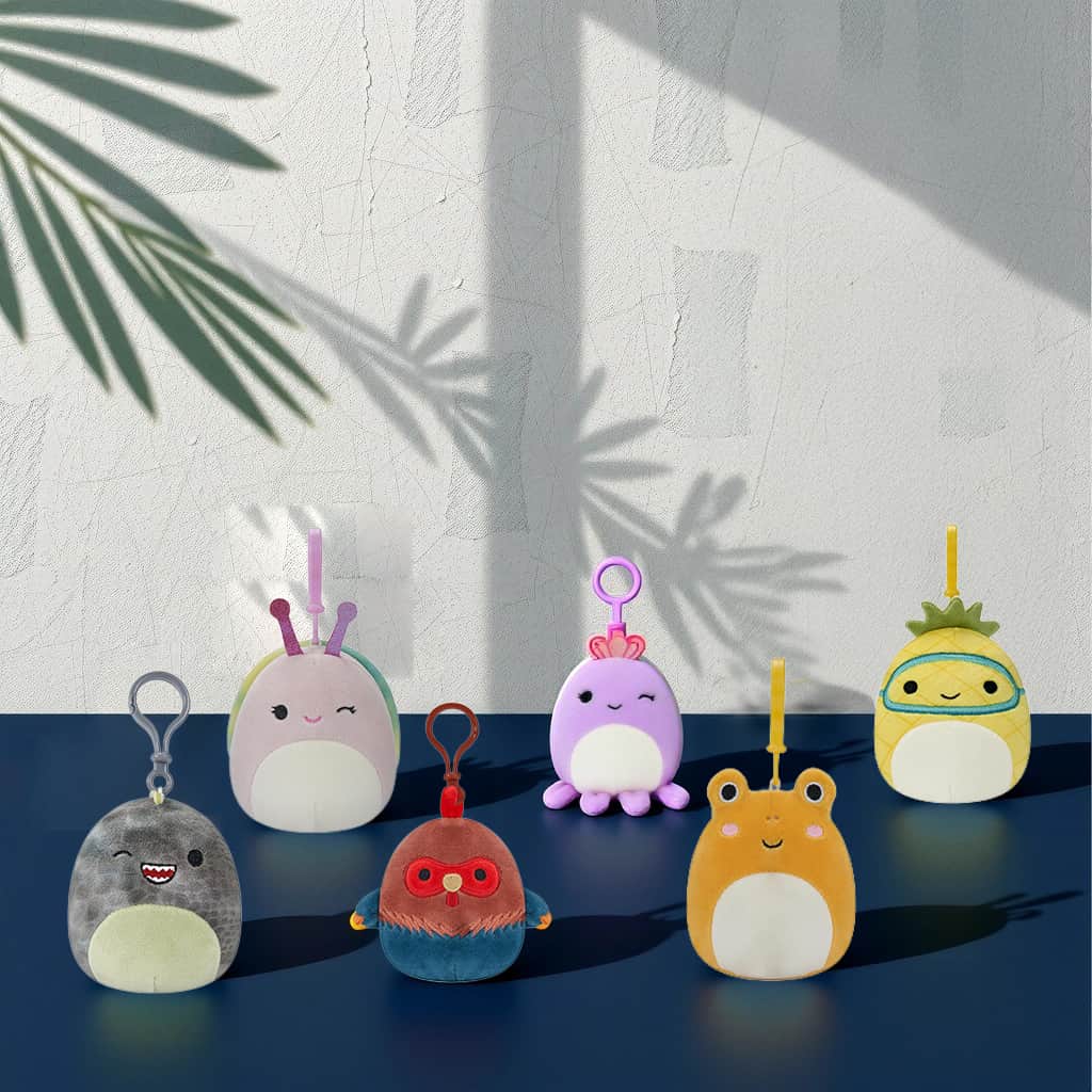 Squishmallows 3.5" Collectable Clip On Plush Toy Unisex, 3-4 Years