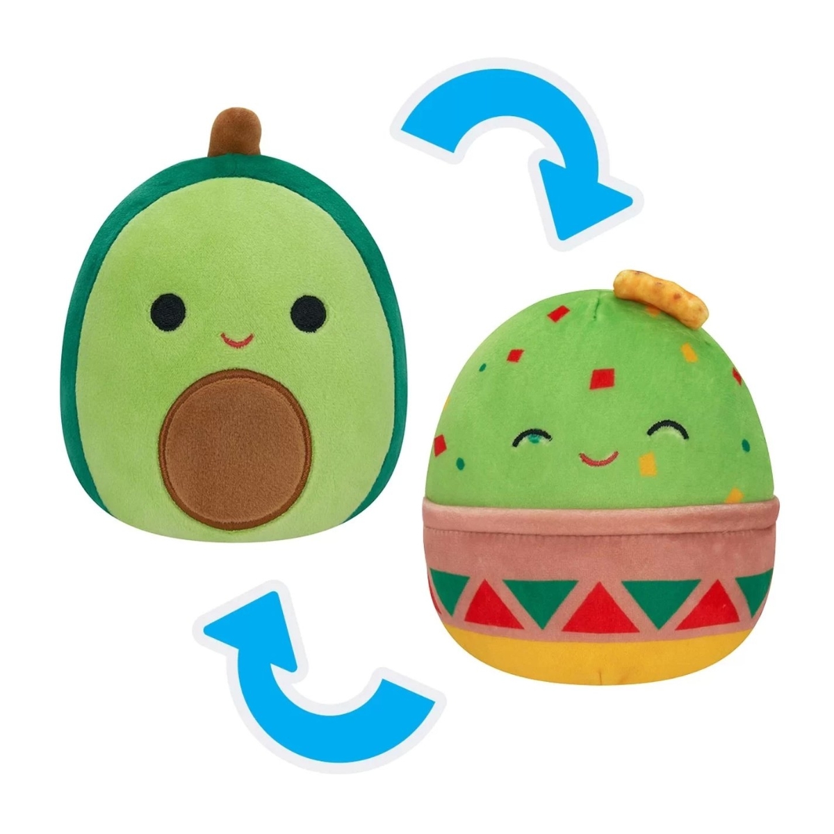 Squishmallows 5" Double Sided Flip Assorted Plush Toy Unisex, 3-4 Years