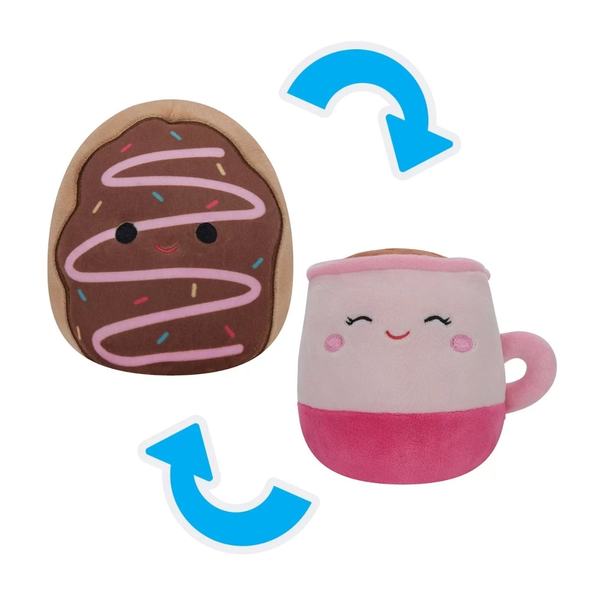 Squishmallows 5" Double Sided Flip Assorted Plush Toy Unisex, 3-4 Years