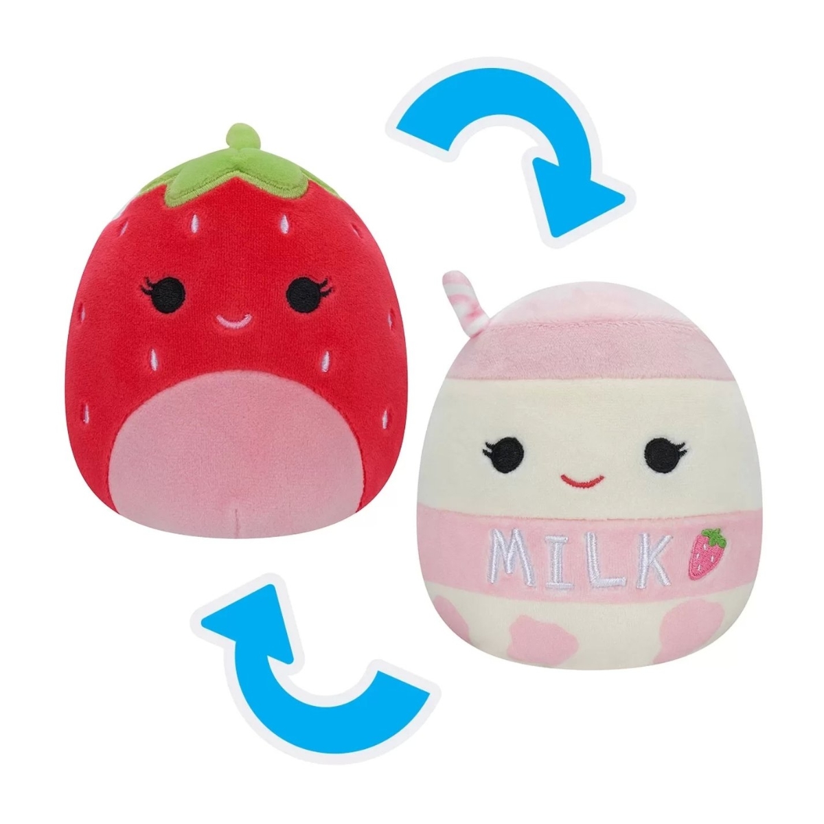 Squishmallows 5" Double Sided Flip Assorted Plush Toy Unisex, 3-4 Years